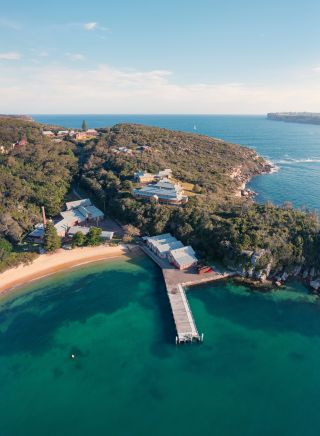 Aerial view, Quarantine Beach, Manly