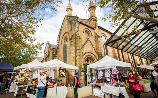 Paddington Markets, Paddington Paddington Markets - over 150 Australian fashion, art, jewellery, homeware and food stalls on display each Saturday at Paddington Uniting Church