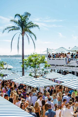 Crowded beer garden overlooking water at Watsons Bay Boutique Hotel, Watsons Bay - Credit: Watsons Bay Boutique Hotel 