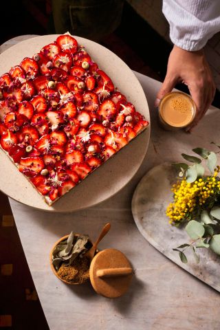 Strawberry Watermelon Cake, Hearthe, Stanmore - Credit: Chris Pearce | Molotov Creative