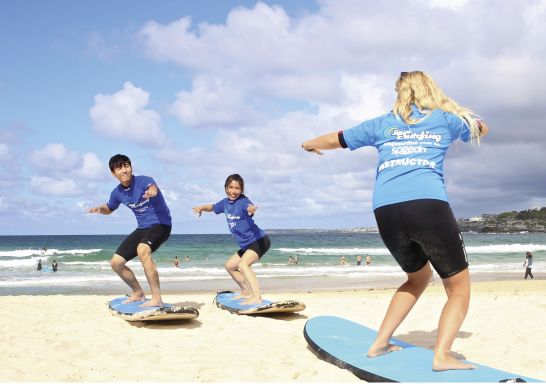 Lets Go Surfing, Surf school at Bondi Beach