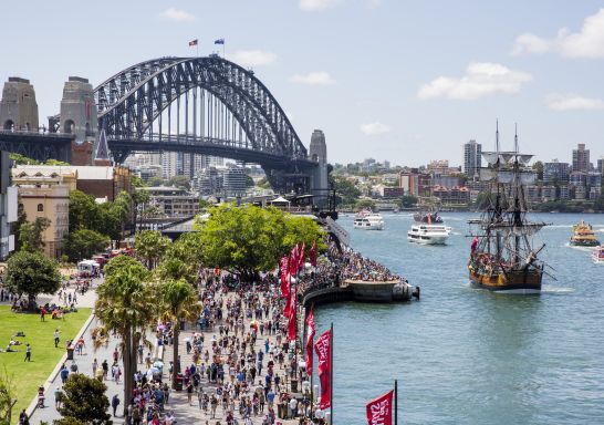 Circular Quay on Australia Day 2016