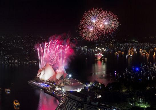 Sydney's New Year's Eve fireworks, Sydney Harbour 