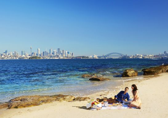 Shark Island picnic spot