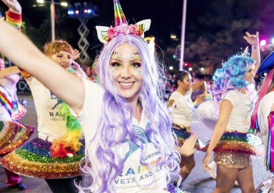 Celebrating the colourful collision of creativity and culture across our communities, Sydney Gay and Lesbian Mardi Gras 2019