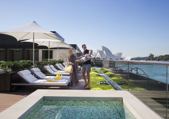 Swimming pool at Park Hyatt Sydney in the Rocks, Sydney City