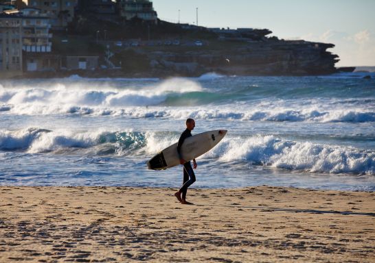 Surfer, Bondi Beach in Sydney East