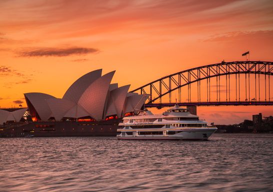 Captain Cook Cruises in Sydney Harbour, Sydney City