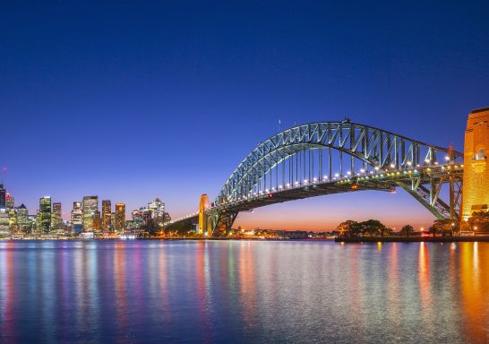 Aerial view of Sydney Harbour, Sydney