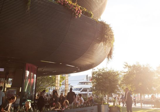 Exterior view of Barangaroo House in Barangaroo, Sydney