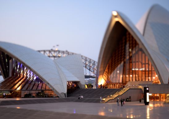 Sydney Opera House at dusk