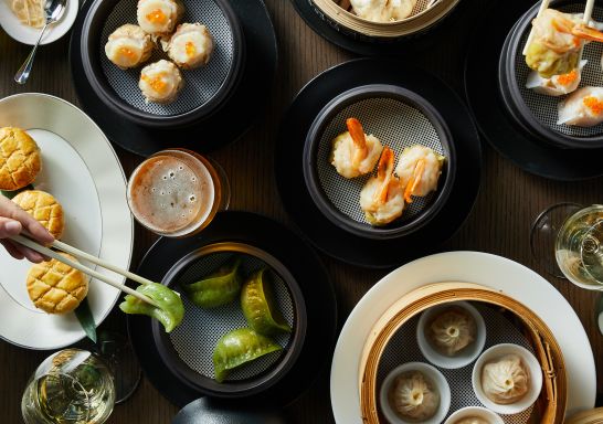 Yum cha selection at Silks, Barangaroo