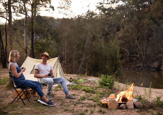 Camping by the Hawkesbury River