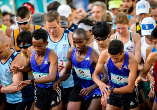 Start of the run, Blackmores Sydney Running Festival, Sydney - Credit: Keith Calvin Leong Photography