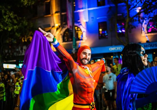 Celebrating the colourful collision of creativity and culture across our communities at the Sydney Gay and Lesbian Mardi Gras, Darlinghurst